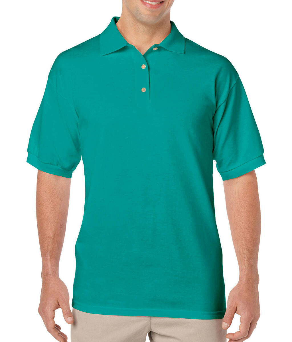 DryBlend Adult Jersey Polo in Farbe Jade Dome
