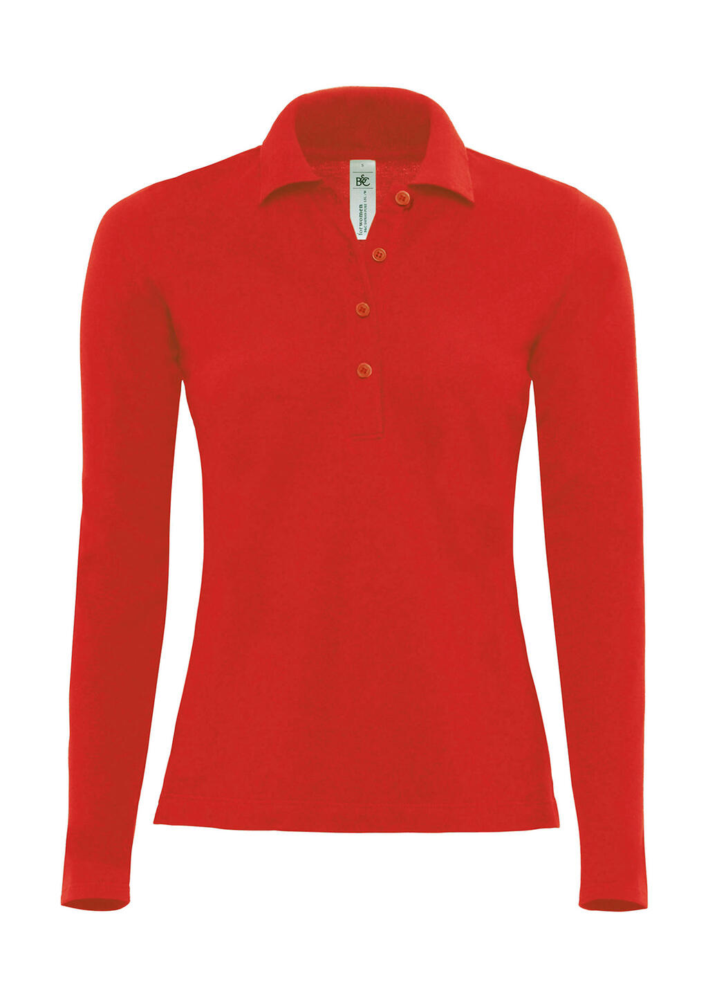 Safran Pure LSL/women Polo in Farbe Red
