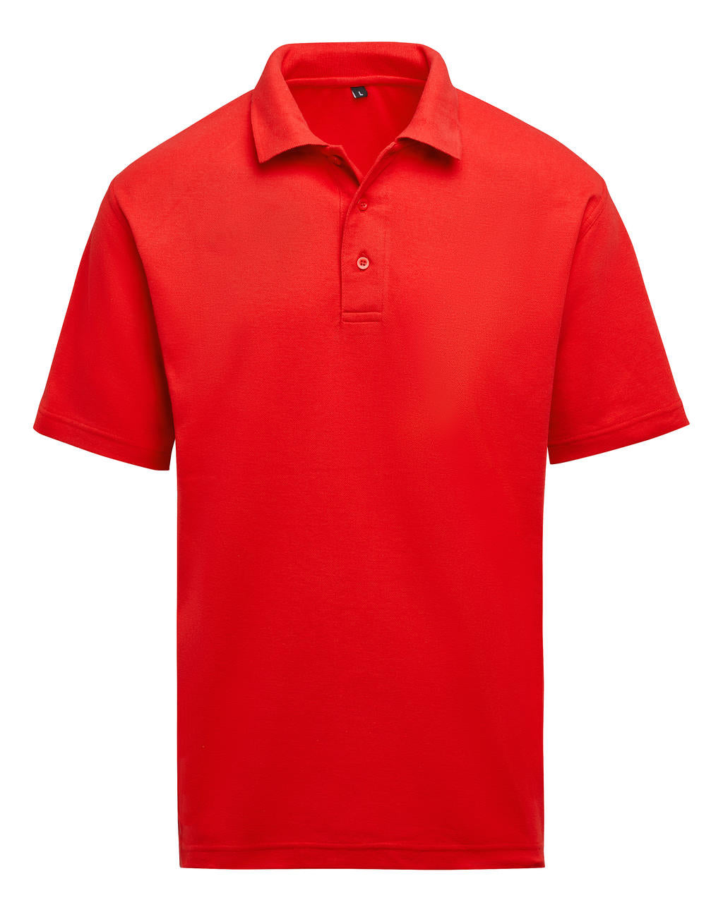 Unisex Polo in Farbe Red