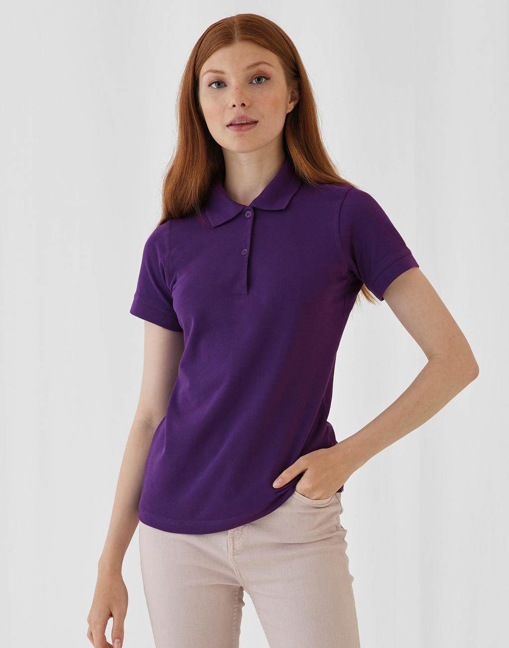 Safran Pure/women Polo in Farbe White