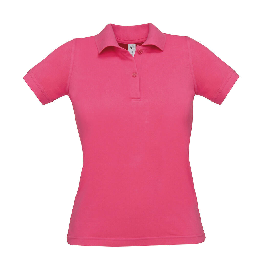 Safran Pure/women Polo in Farbe Fuchsia