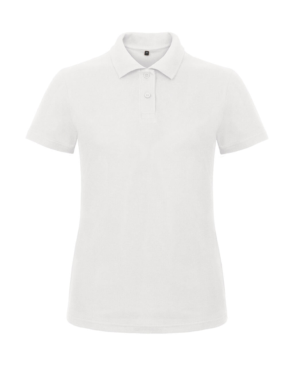 ID.001/women Piqué Polo Shirt in Farbe White