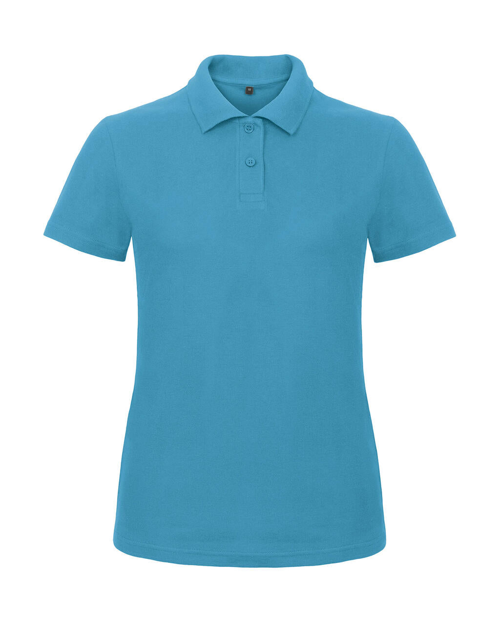 ID.001/women Piqué Polo Shirt in Farbe Atoll