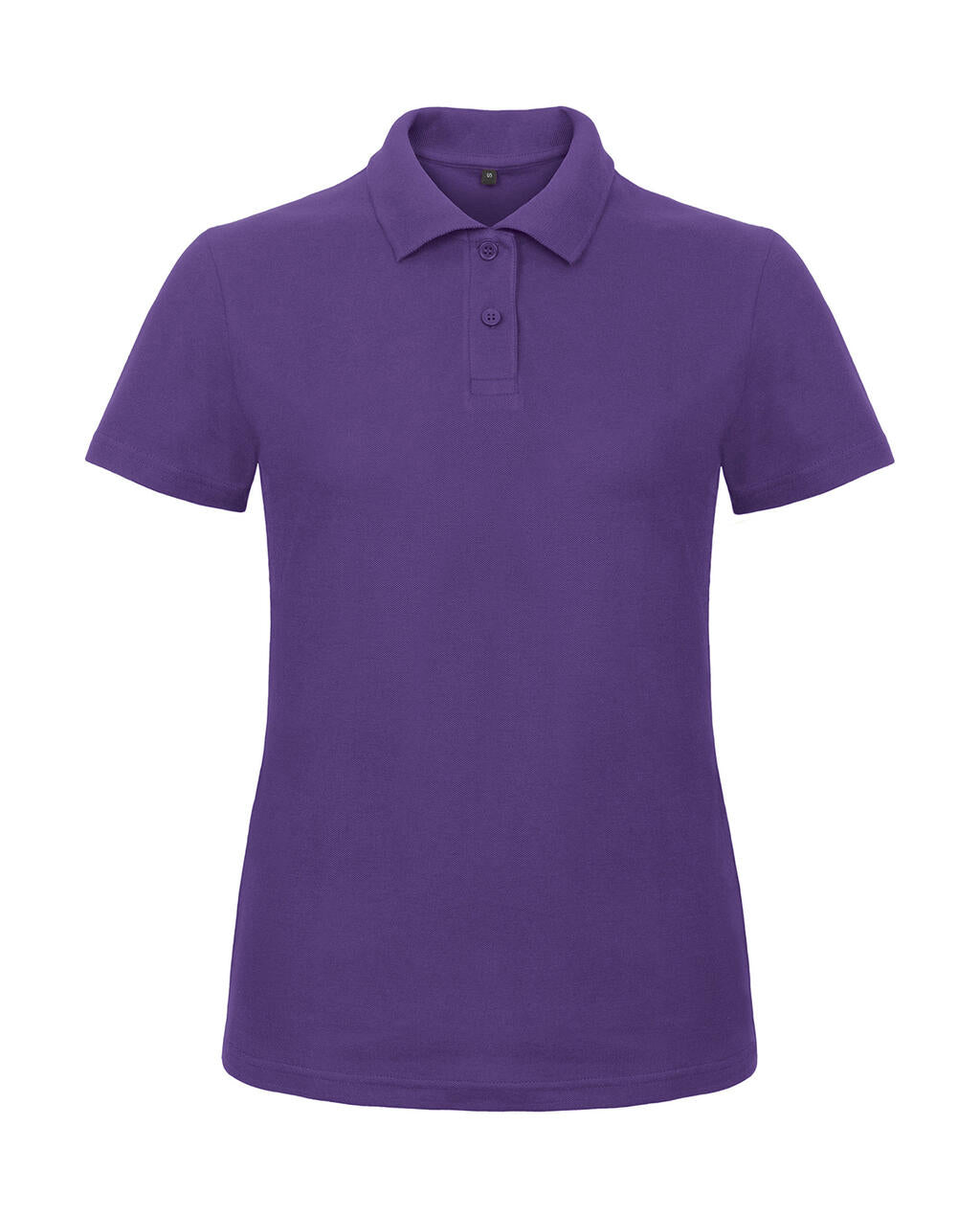 ID.001/women Piqué Polo Shirt in Farbe Purple