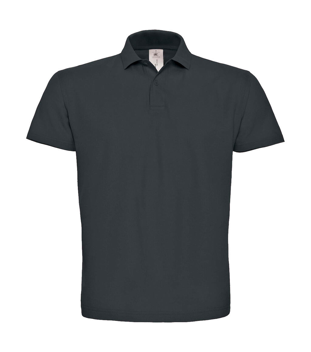 ID.001 Piqué Polo Shirt in Farbe Anthracite
