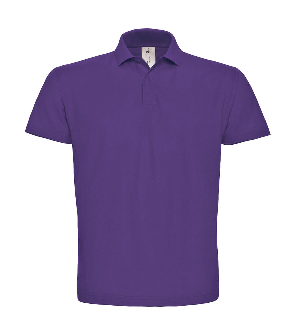 ID.001 Piqué Polo Shirt in Farbe Purple