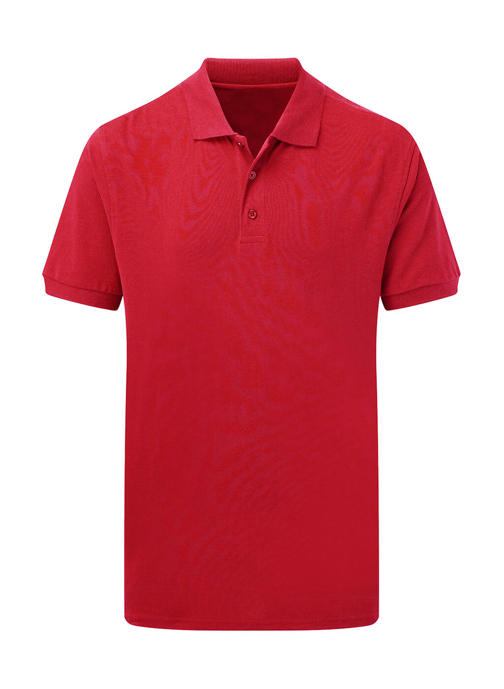 Men's Cotton Polo in Farbe Red