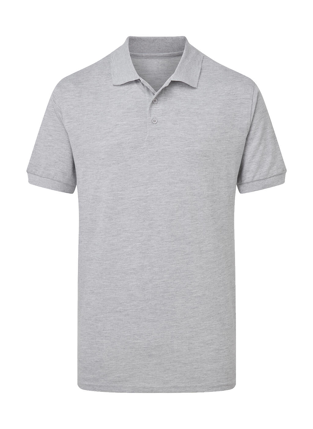 Men's Cotton Polo in Farbe Light Oxford