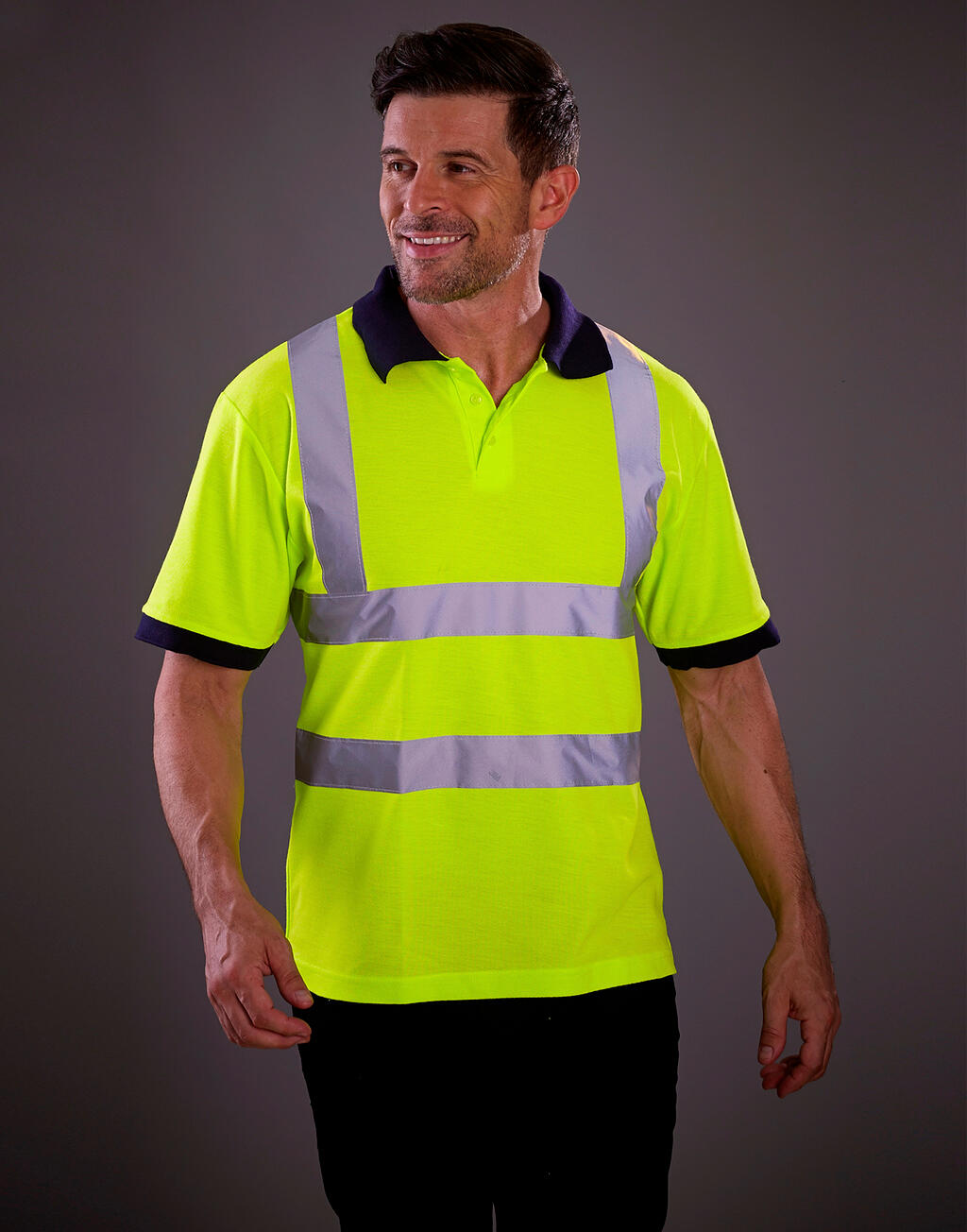 Fluo Polo in Farbe Fluo Orange