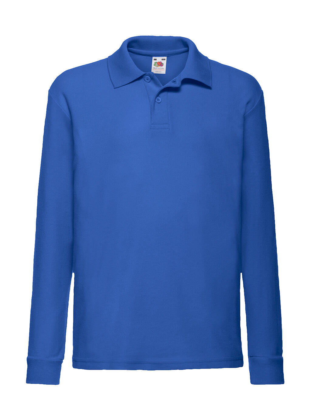 Kids' 65/35 Long Sleeve Polo in Farbe Royal