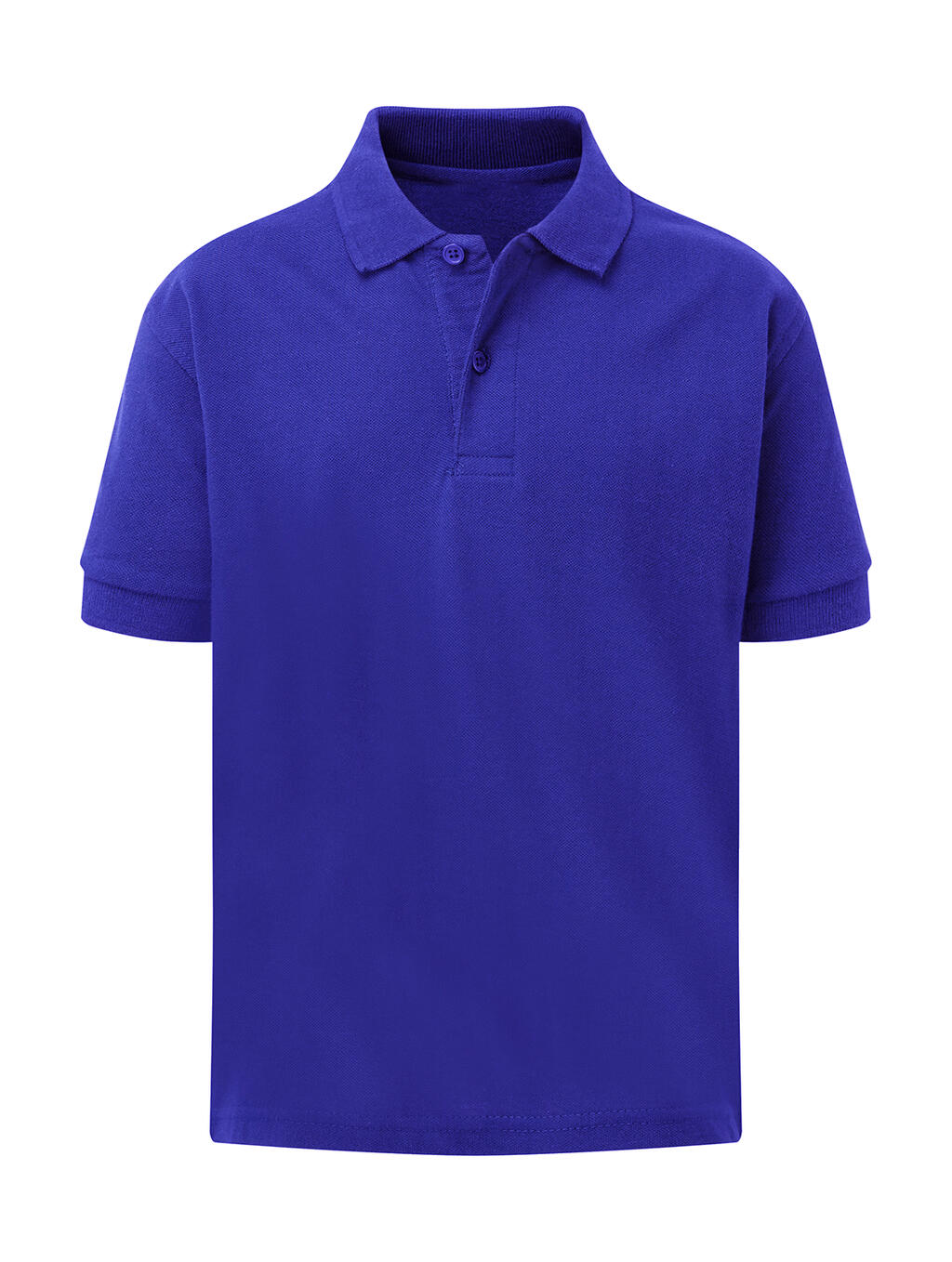 Kids' Cotton Polo in Farbe Royal Blue