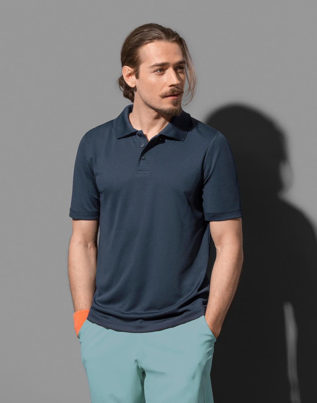Active 140 Polo Men in Farbe White