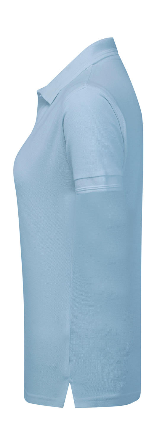 Ladies' Poly Cotton Polo in Farbe White