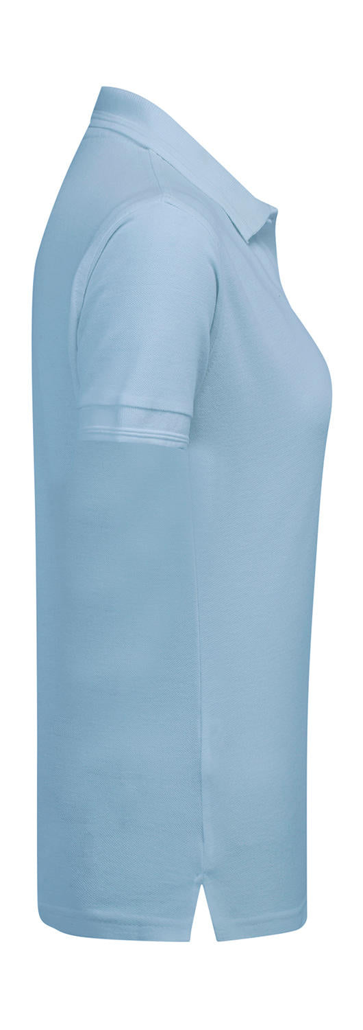 Ladies' Poly Cotton Polo in Farbe White