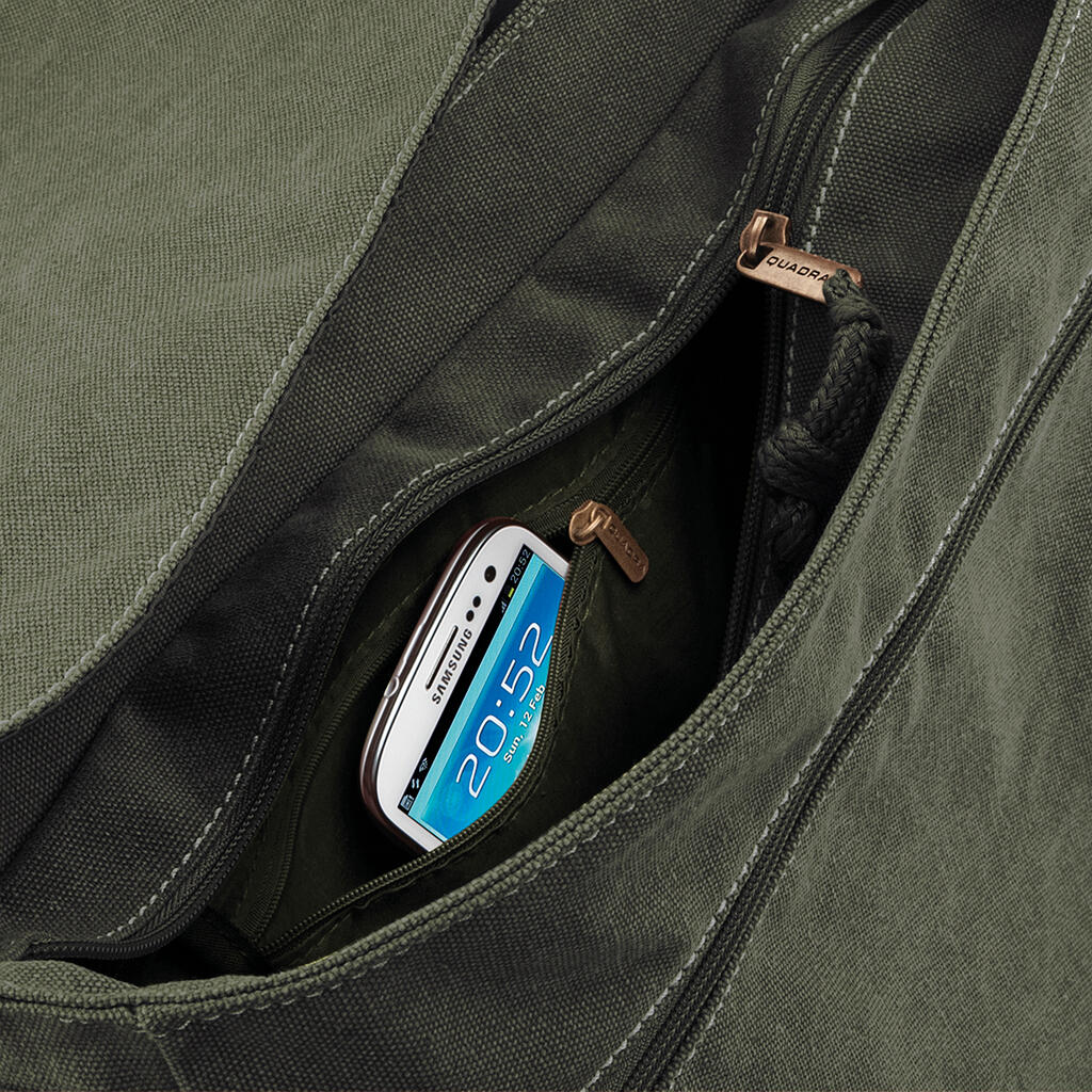 Vintage Canvas Despatch Bag in Farbe Vintage Black