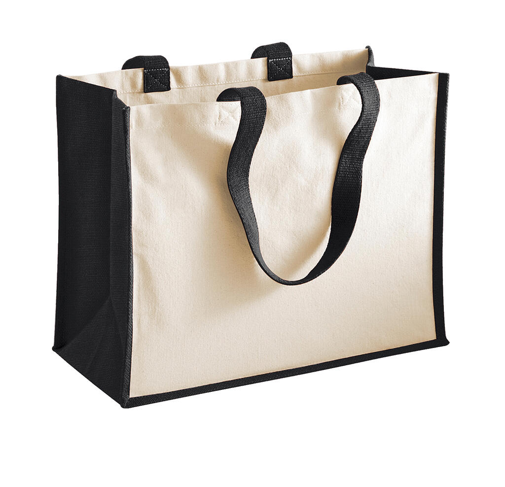 Printers' Jute Classic Shopper in Farbe Black