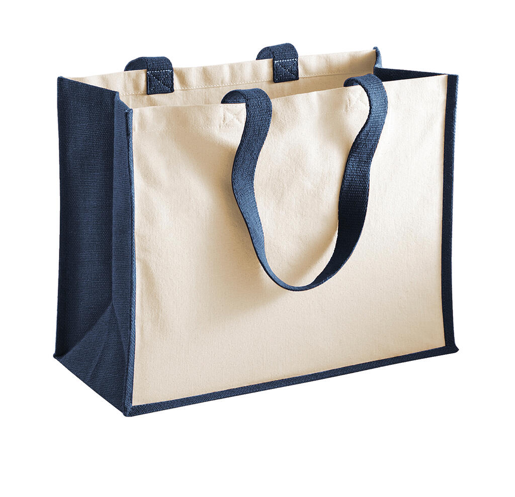 Printers' Jute Classic Shopper in Farbe Navy