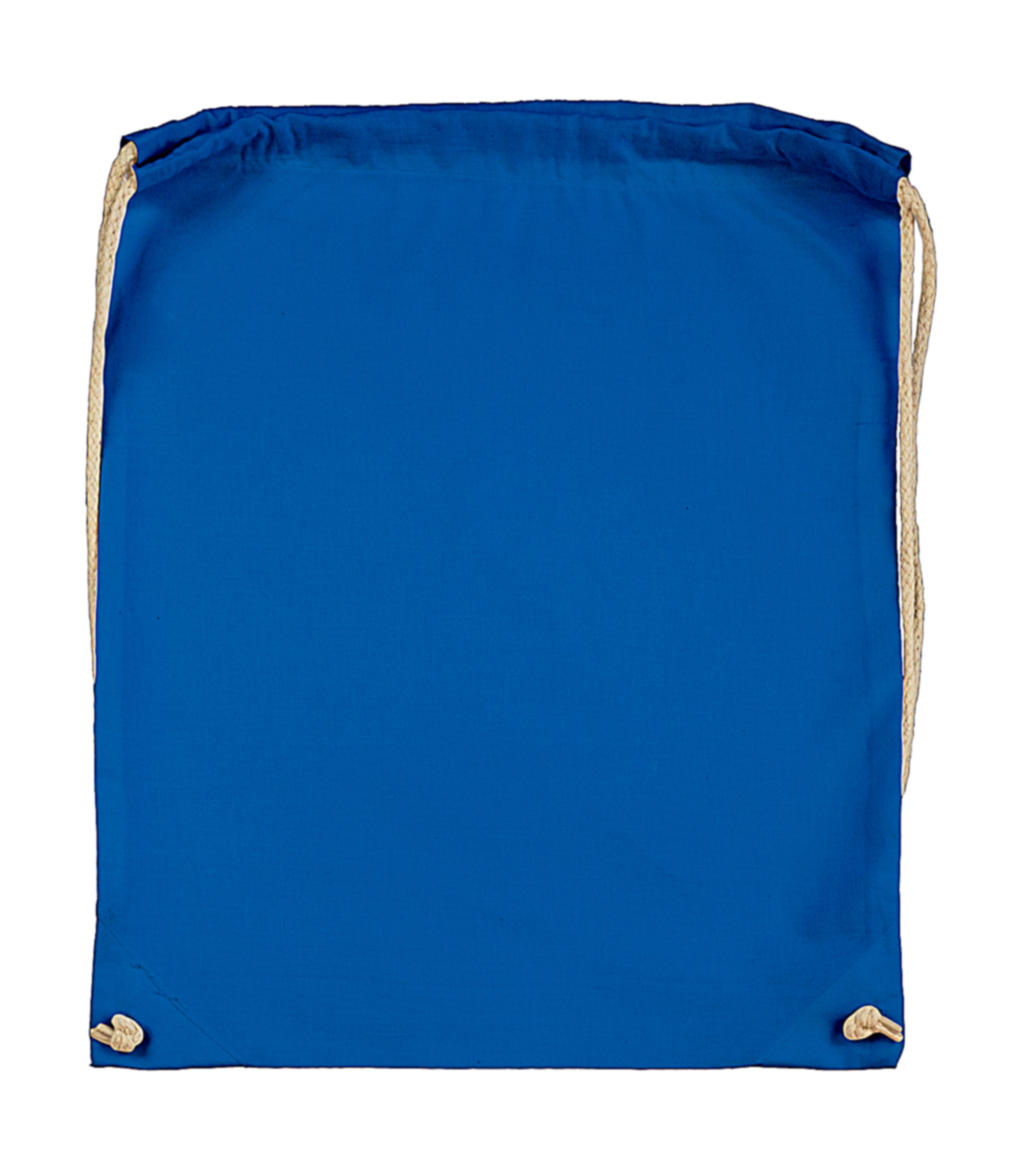 Cotton Drawstring Backpack in Farbe Royal