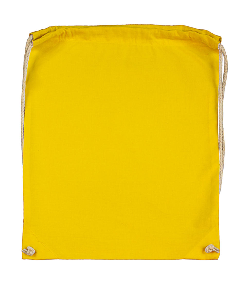 Cotton Drawstring Backpack in Farbe Buttercup