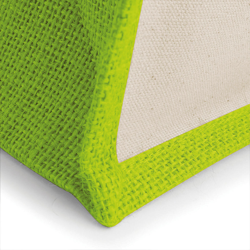Printers' Midi Jute Bag in Farbe Natural