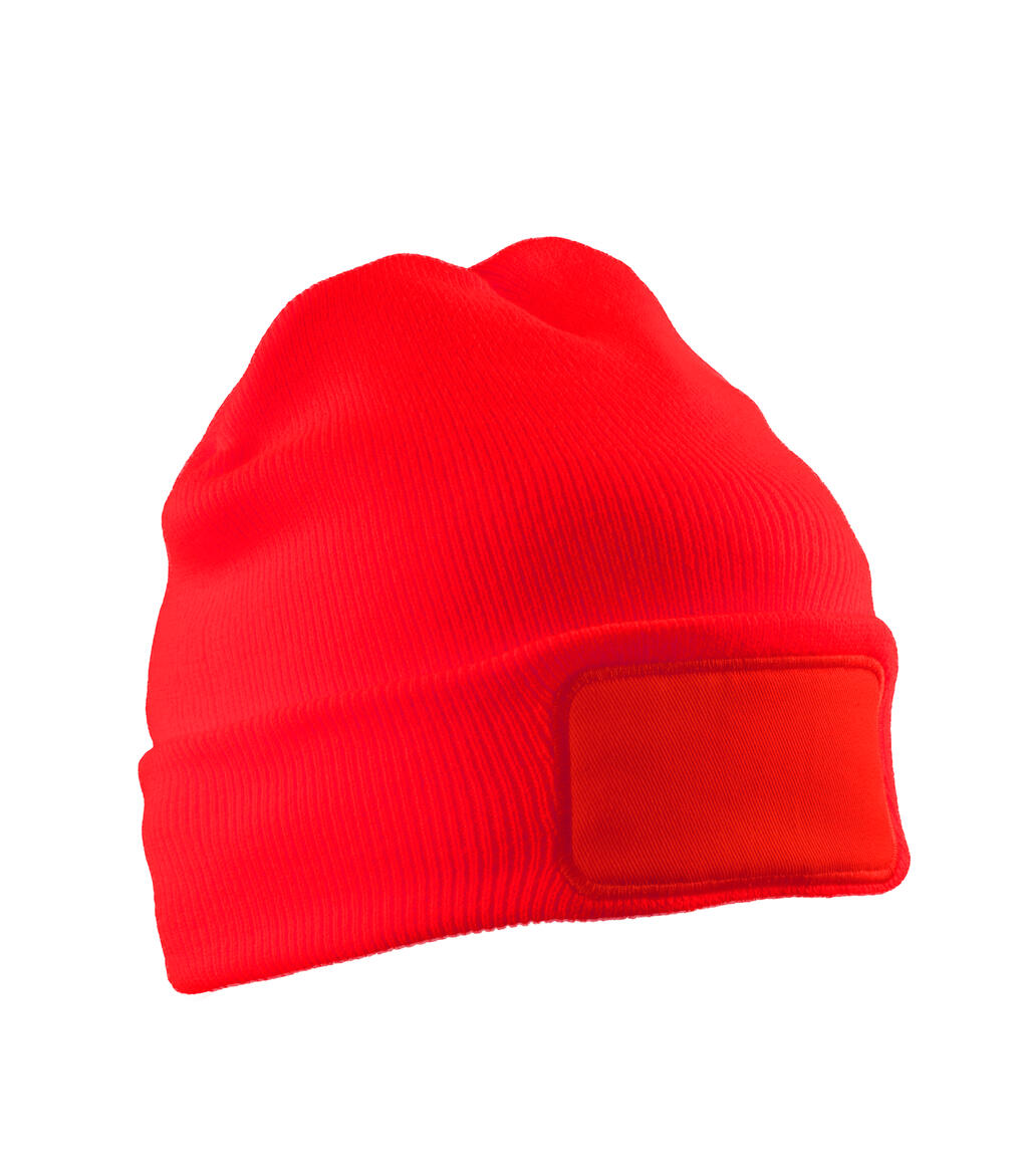 Recycled Thinsulate™ Printers Beanie in Farbe Red