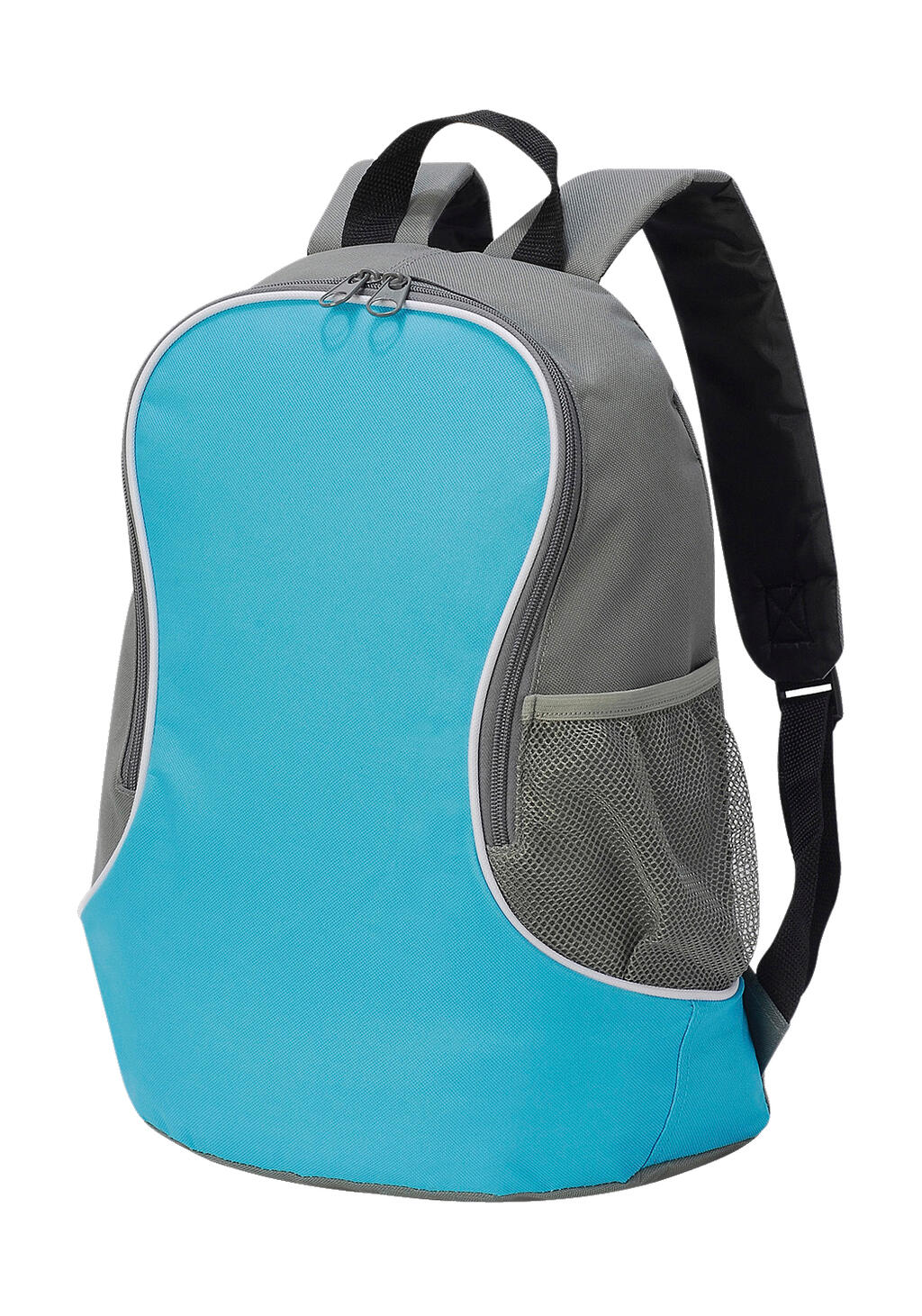 Fuji Basic Backpack in Farbe Light Blue/Dark Grey