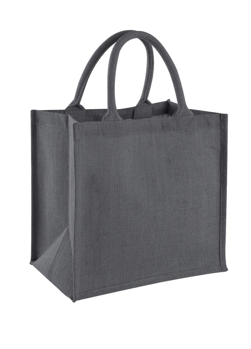 Jute Midi Tote in Farbe Graphite Grey/Graphite Grey