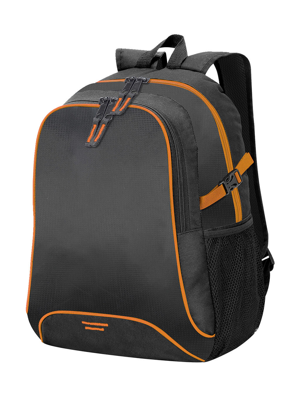 Osaka Basic Backpack in Farbe Black/Orange