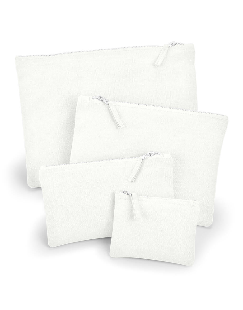 Canvas Accessory Pouch in Farbe Off White