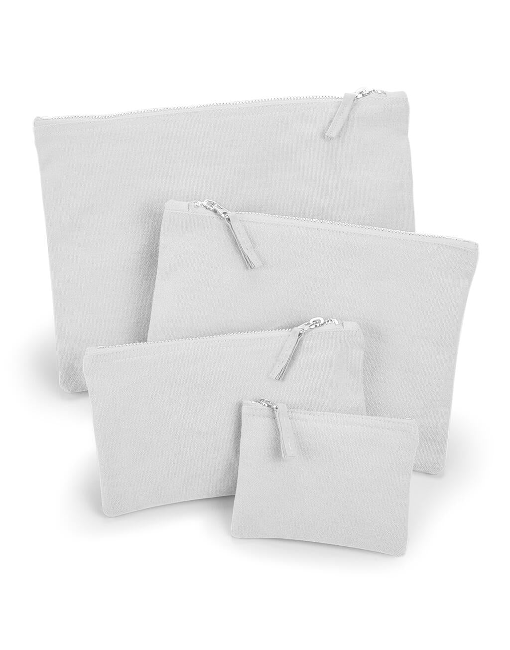 Canvas Accessory Pouch in Farbe Light Grey