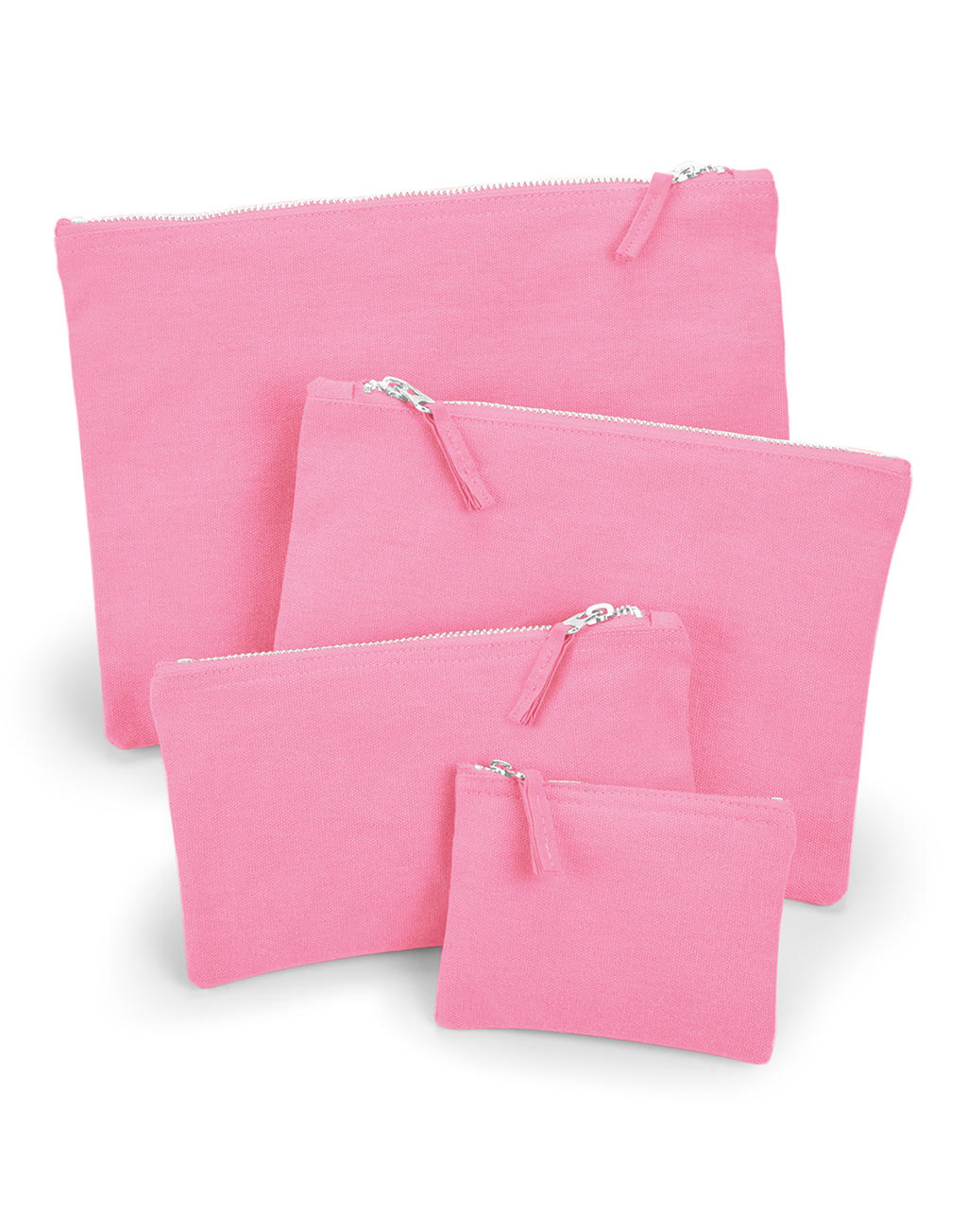 Canvas Accessory Pouch in Farbe True Pink