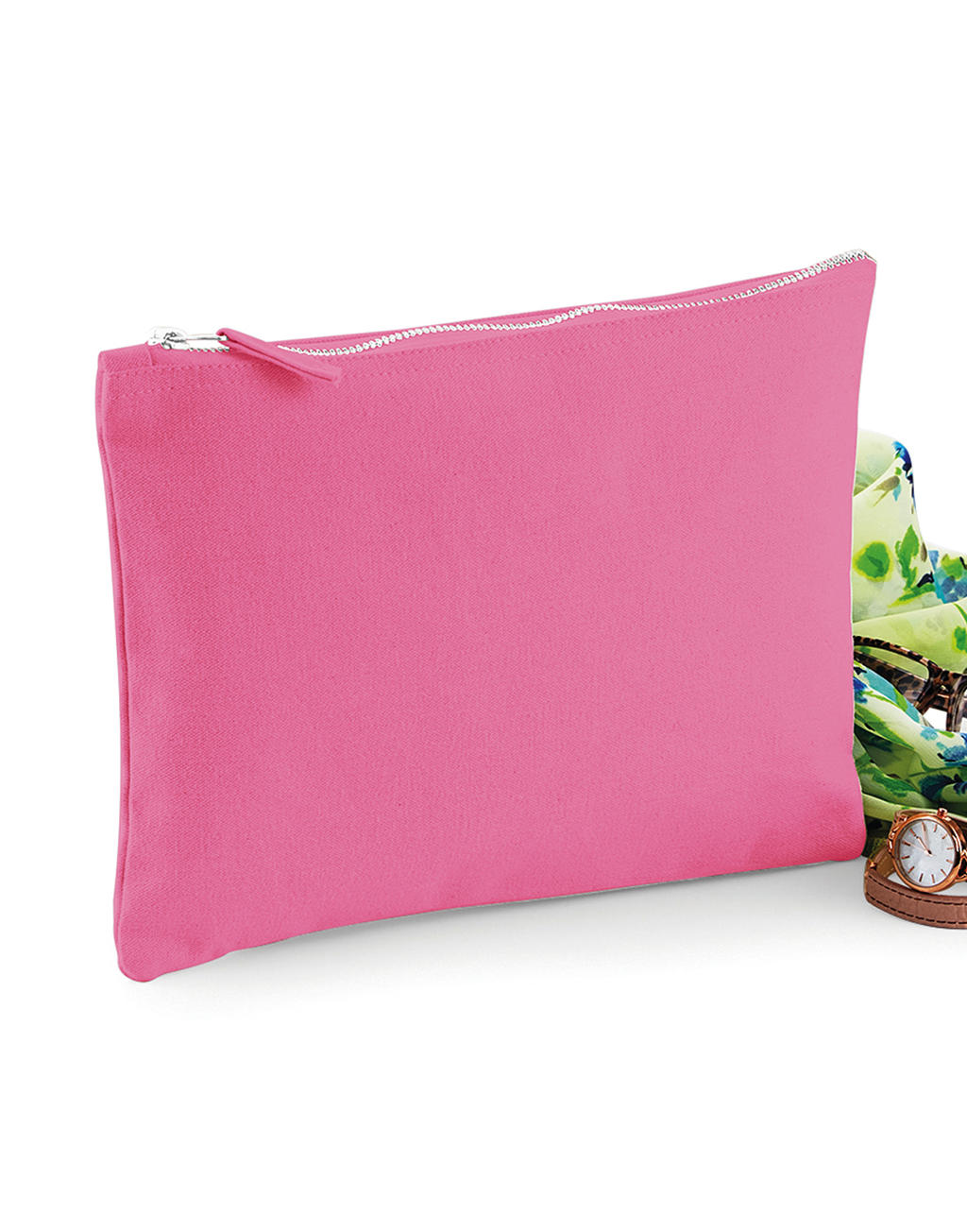 Canvas Accessory Pouch in Farbe Off White