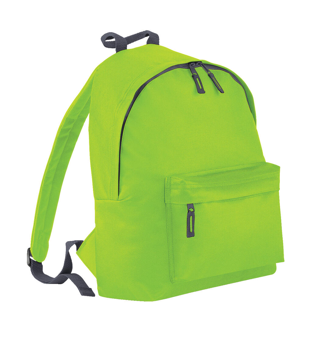 Junior Fashion Backpack in Farbe Lime/Graphite Grey