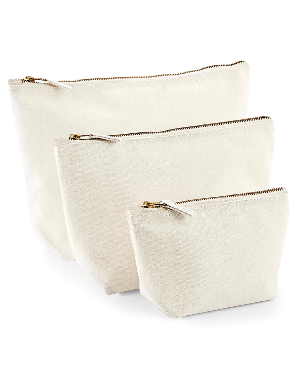 Canvas Accessory Bag in Farbe Off White