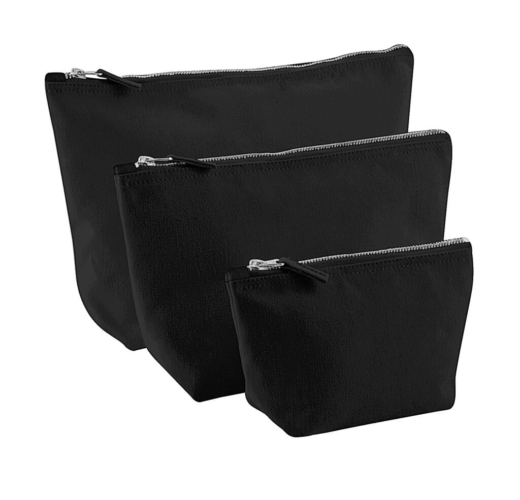 Canvas Accessory Bag in Farbe Black