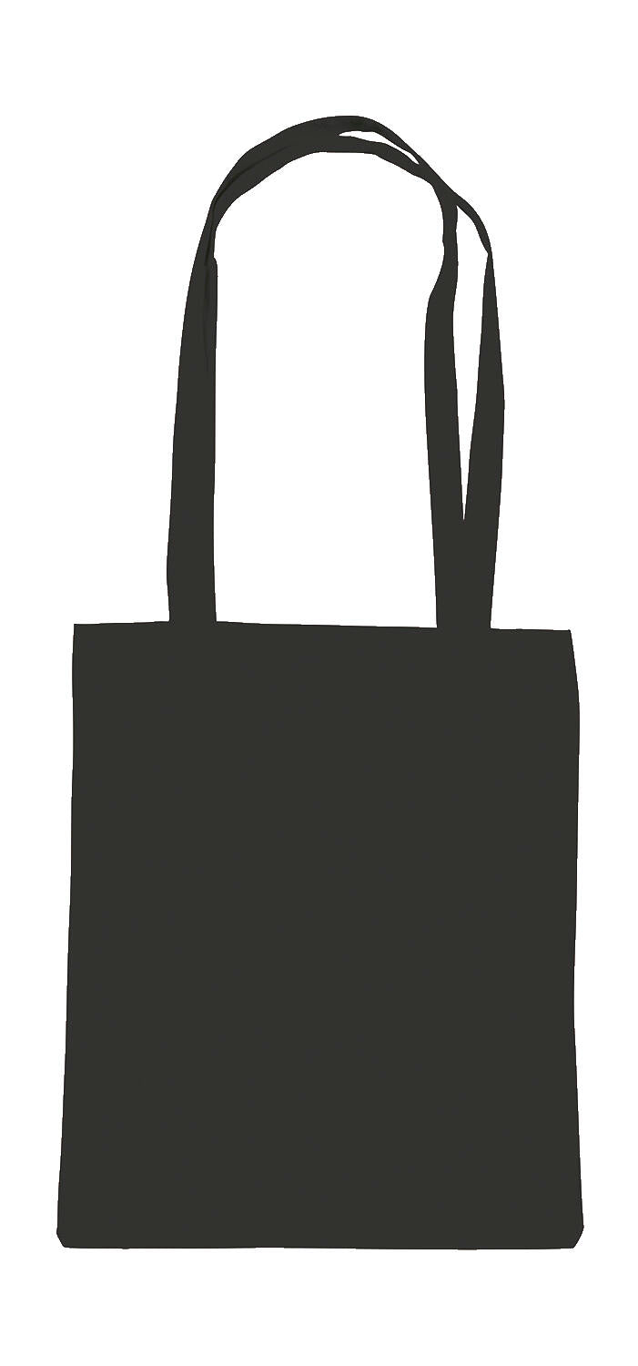 Guildford Cotton Shopper/Tote Shoulder Bag in Farbe Black