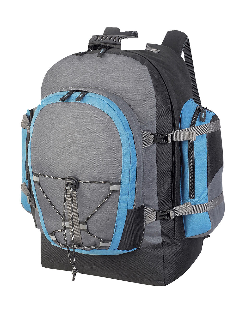 Monte Rosa Classic Travel Rucksack in Farbe Dark Grey/Black/Petrol