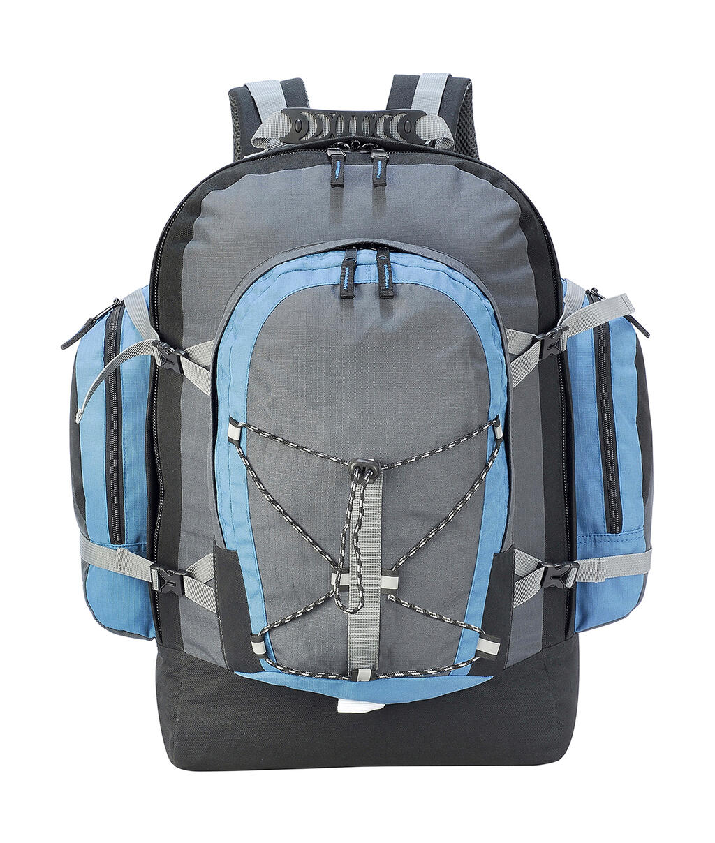 Monte Rosa Classic Travel Rucksack in Farbe Dark Grey/Black/Petrol