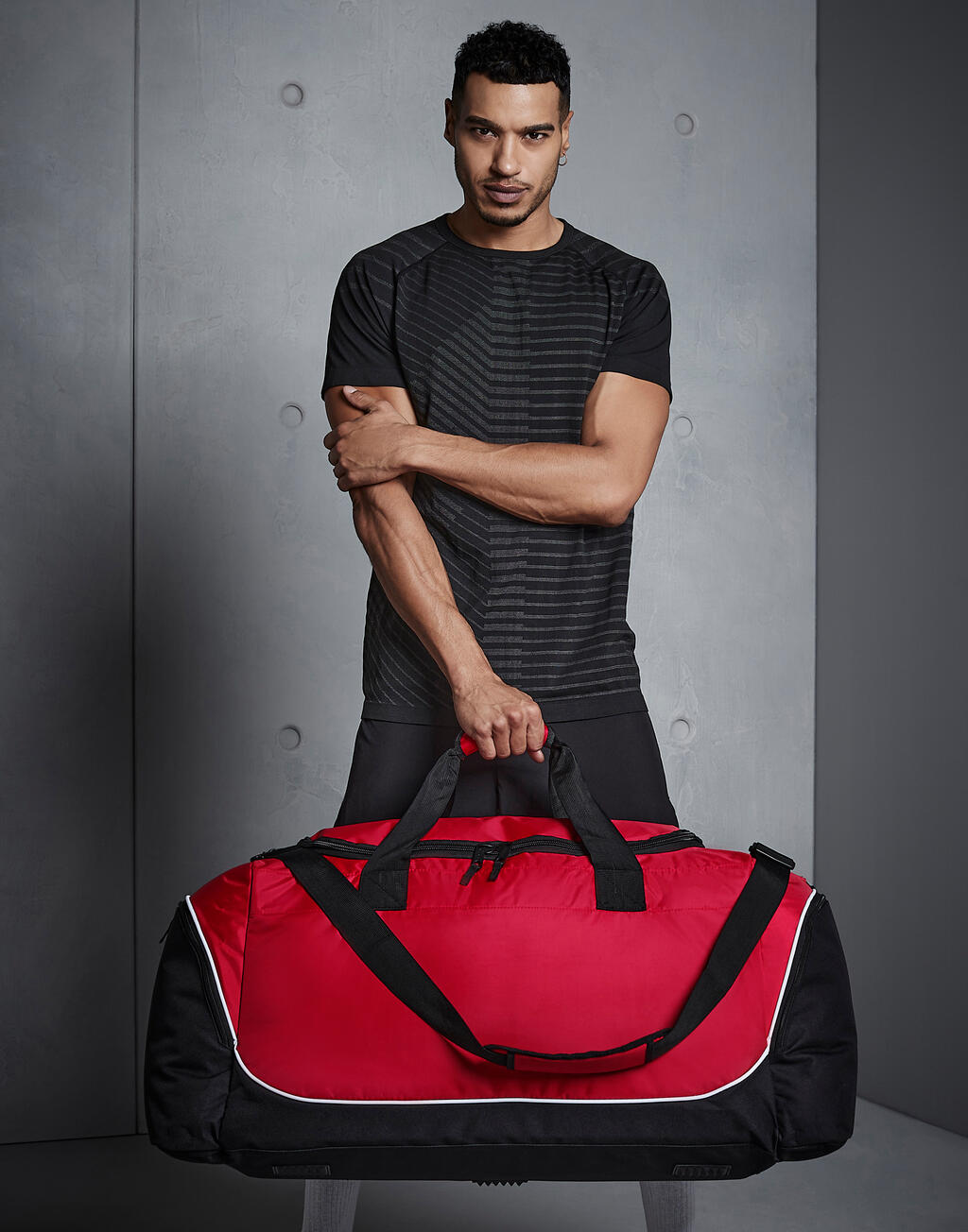 Jumbo Kit Bag in Farbe Black/Light Grey