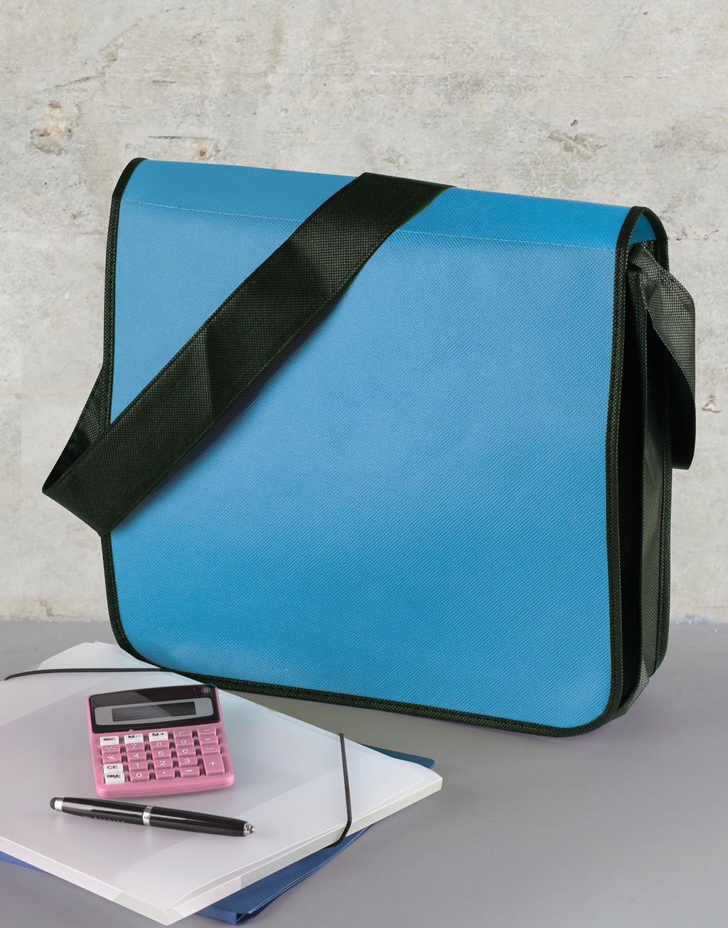 Messenger Bag in Farbe Mid Blue/Black