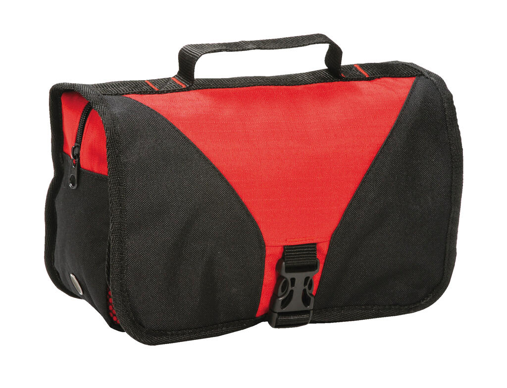 Bristol Toiletry Bag in Farbe Red/Black