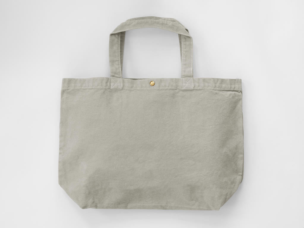 Large Canvas Shopper in Farbe Neutral Grey