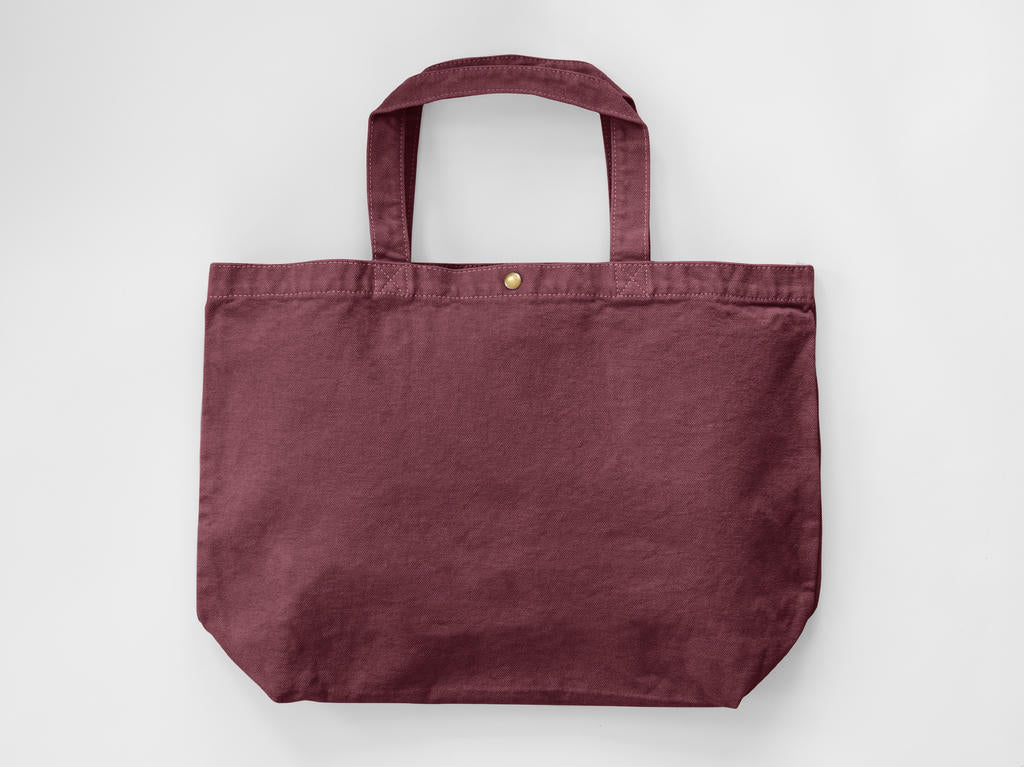 Large Canvas Shopper in Farbe Tawny Port