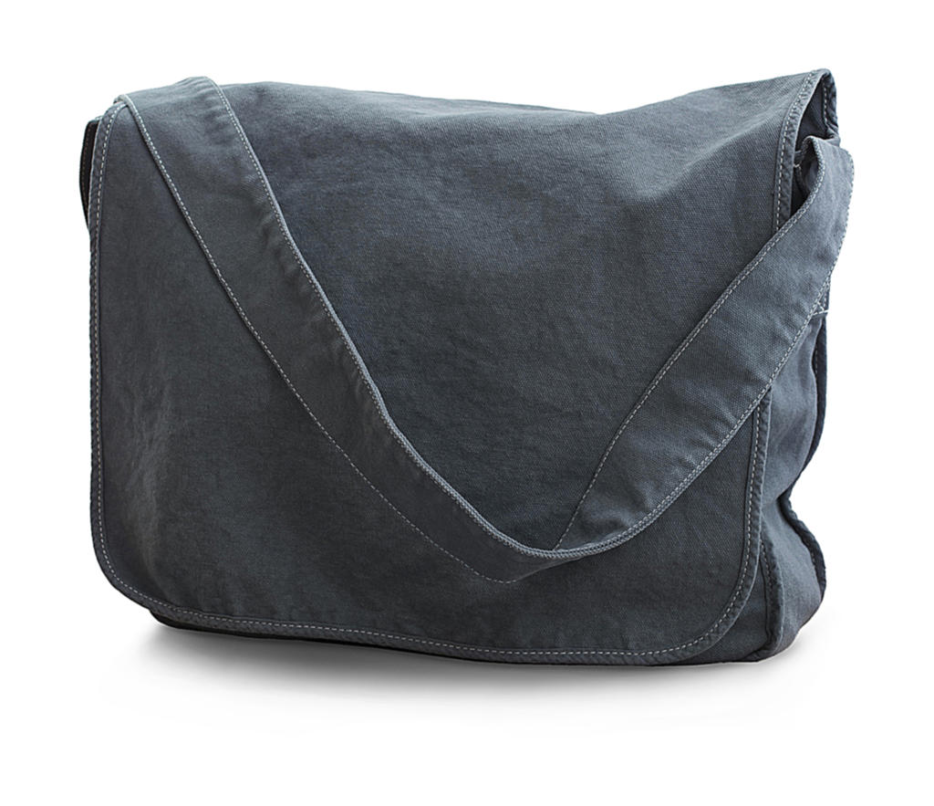 Canvas Messenger in Farbe Denim