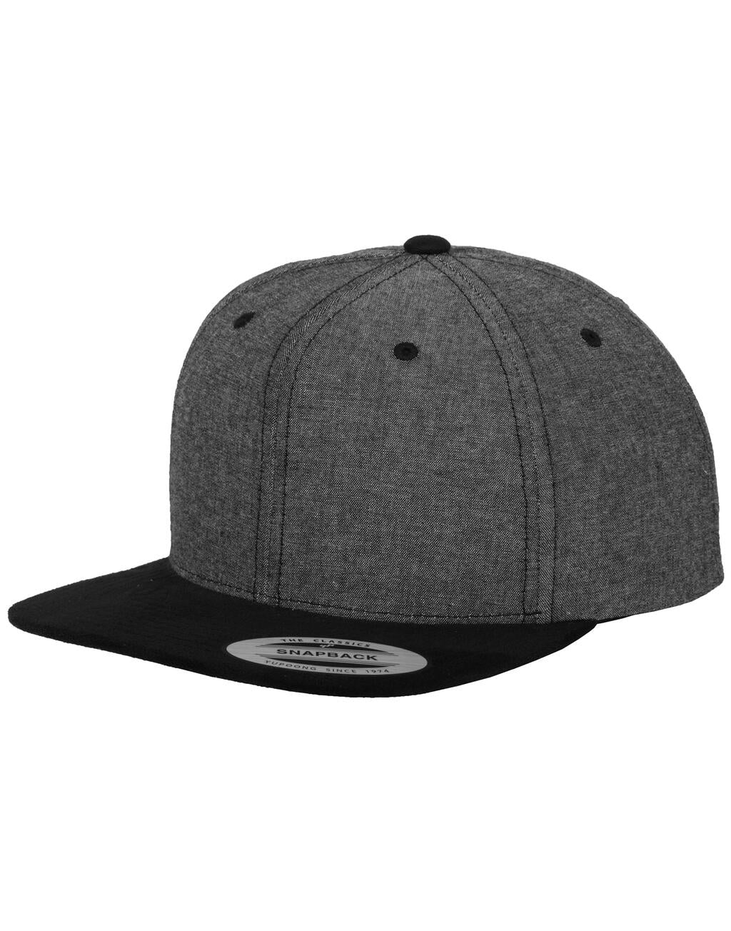 Chambray-Suede Snapback - ShirtStore