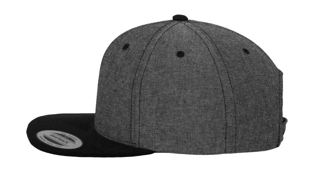 Chambray-Suede Snapback - ShirtStore
