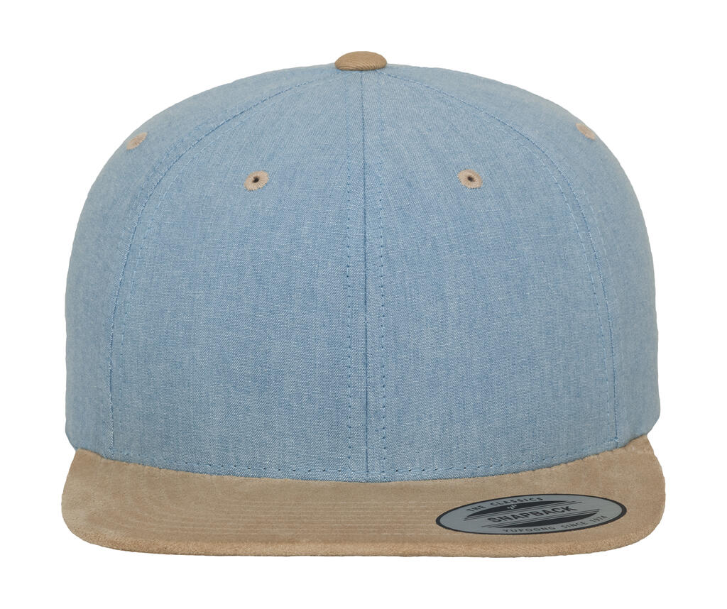 Chambray-Suede Snapback - ShirtStore