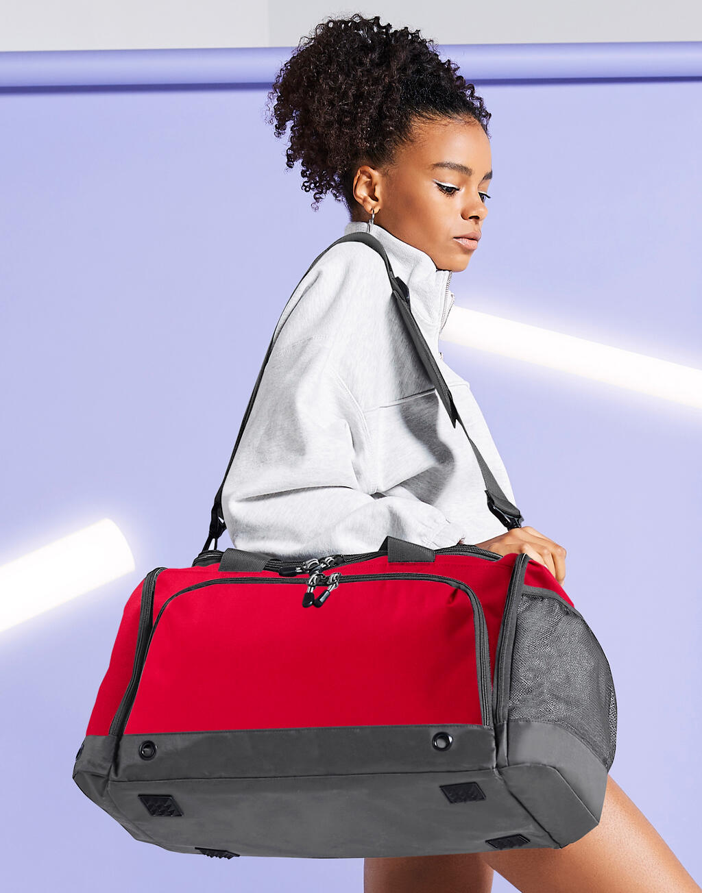 Athleisure Holdall in Farbe Black