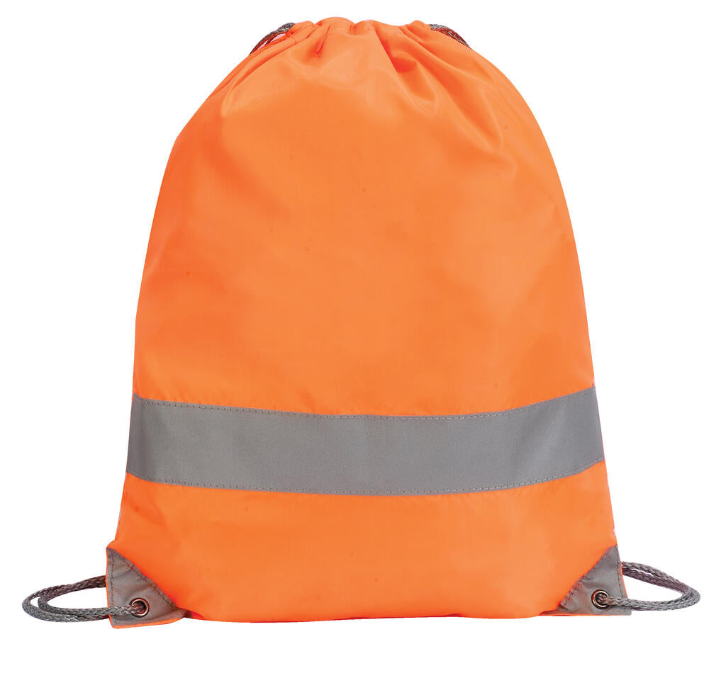 Stafford Hi-vis Drawstring Tote in Farbe Hi-Vis Orange