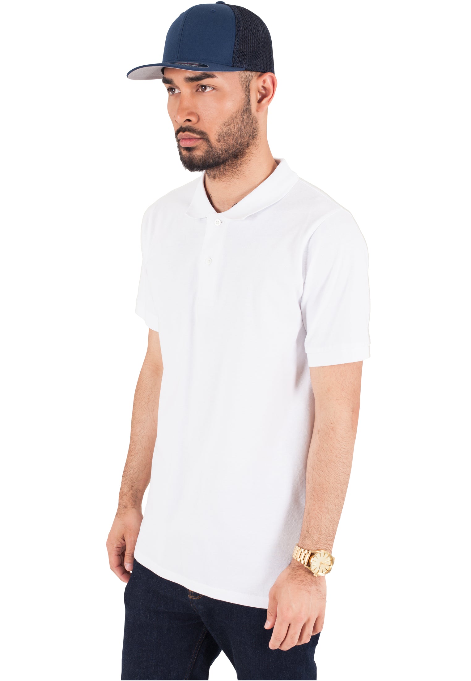 Mesh Cotton Twill Trucker Cap - ShirtStore